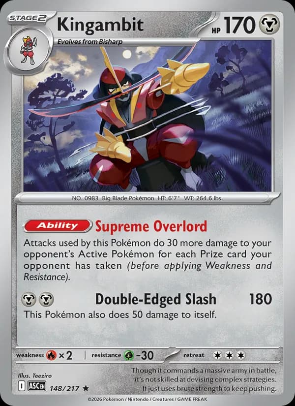 Kingambit — Ascended Heroes, Rare