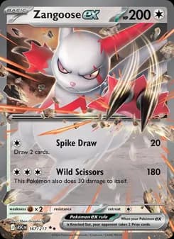 Zangoose ex — Ascended Heroes — Double rare