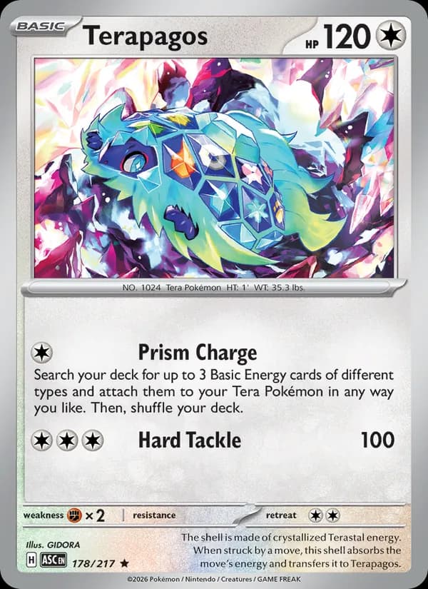 Terapagos — Ascended Heroes, Rare