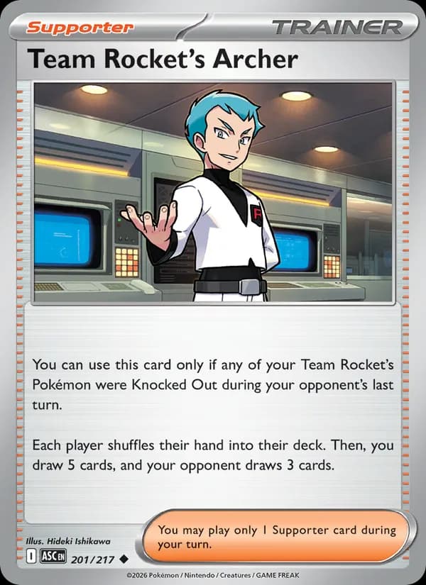 Team Rocket's Archer — Ascended Heroes, Uncommon