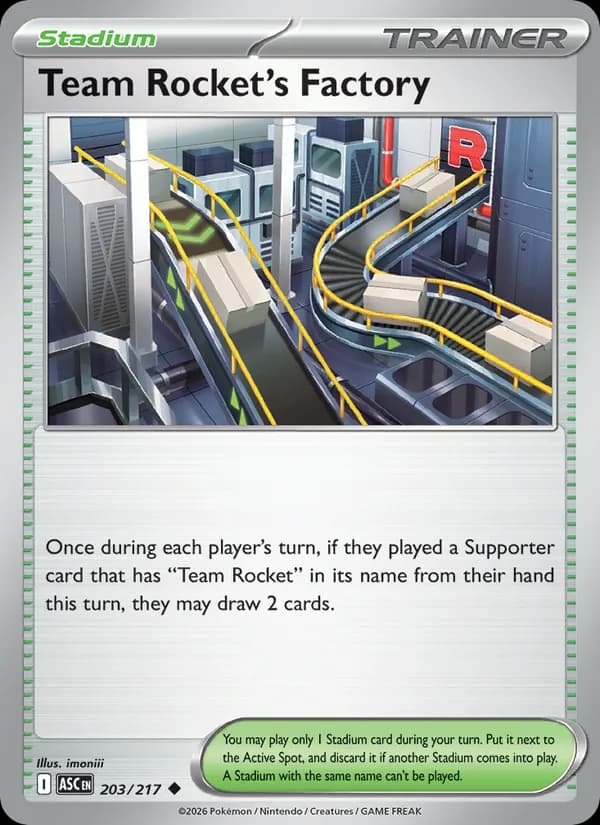 Team Rocket's Factory — Ascended Heroes, Uncommon