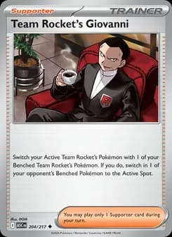 Team Rocket's Giovanni — Ascended Heroes — Uncommon