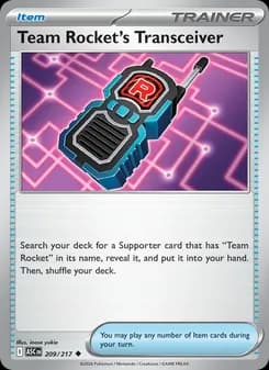 Team Rocket's Transceiver — Ascended Heroes — Uncommon