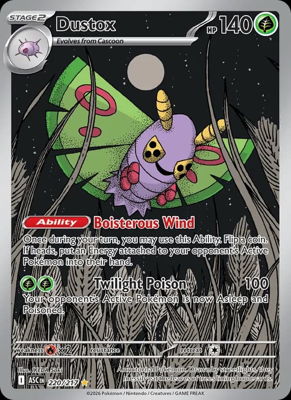 Dustox — Ascended Heroes, Illustration rare