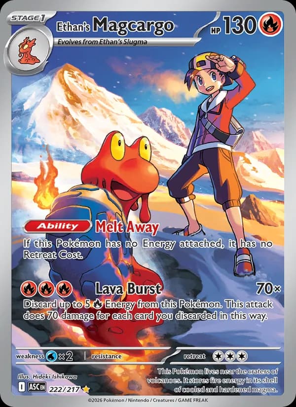 Ethan's Magcargo — Ascended Heroes, Illustration rare