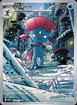 Weavile — Ascended Heroes — Illustration rare