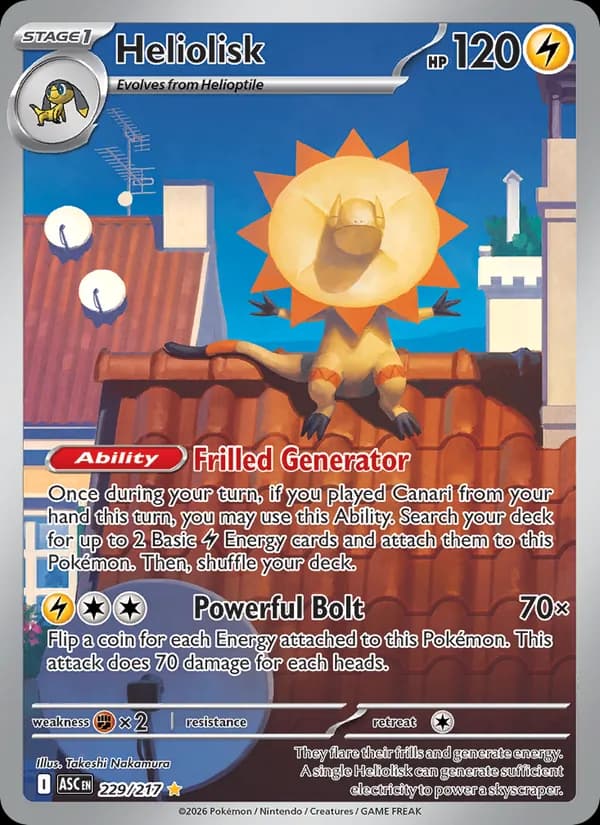 Heliolisk — Ascended Heroes, Illustration rare