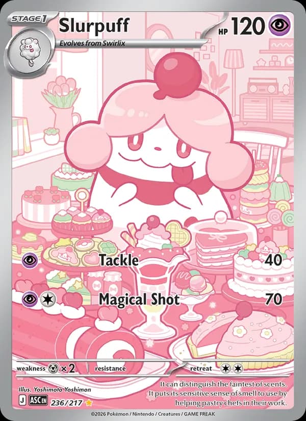Slurpuff — Ascended Heroes, Illustration rare