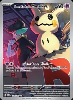 Team Rocket's Mimikyu — Ascended Heroes — Illustration rare