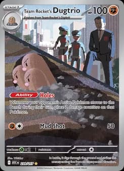 Team Rocket's Dugtrio — Ascended Heroes — Illustration rare