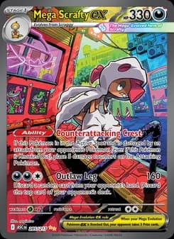 Mega Scrafty ex — Ascended Heroes — Special illustration rare