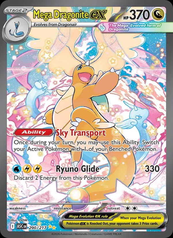 Mega Dragonite ex — Ascended Heroes, Special illustration rare