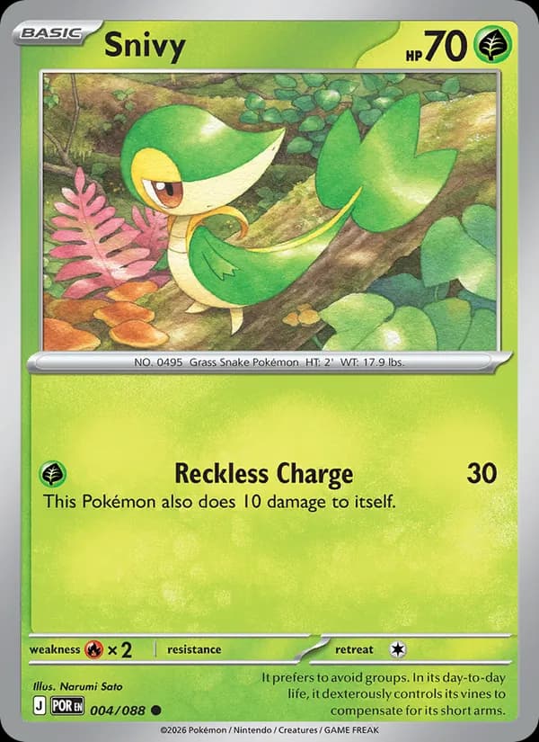 Snivy — Perfect Order, Common