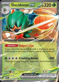 Decidueye ex — Perfect Order — Double rare