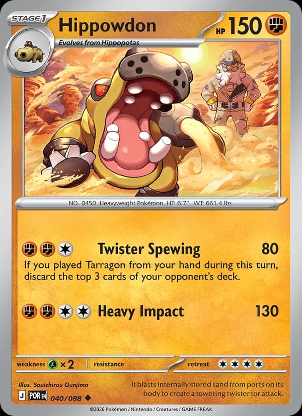 Hippowdon — Perfect Order, Uncommon