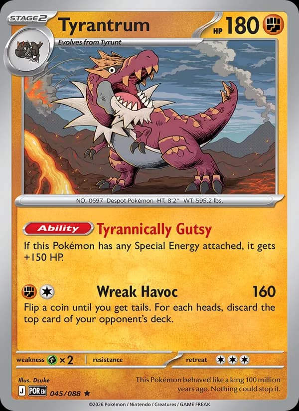 Tyrantrum — Perfect Order, Rare