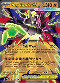 Mega Zygarde ex — Perfect Order — Double rare
