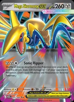 Mega Skarmory ex — Perfect Order — Double rare