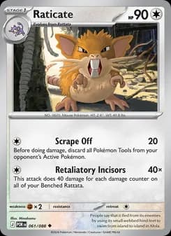 Raticate — Perfect Order — Uncommon