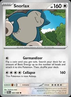 Snorlax — Perfect Order — Common