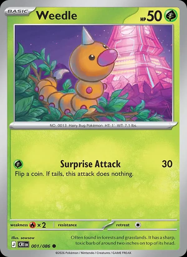 Weedle — Chaos Rising, Common