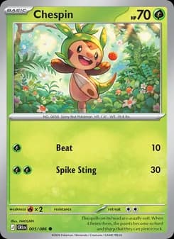 Chespin — Chaos Rising — Common