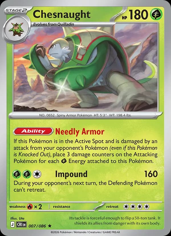 Chesnaught — Chaos Rising, Rare