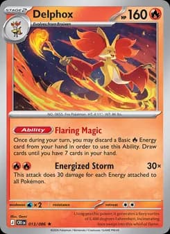 Delphox — Chaos Rising — Rare