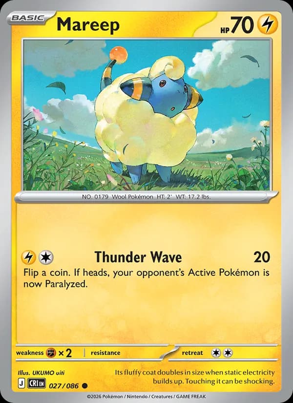Mareep — Chaos Rising, Common