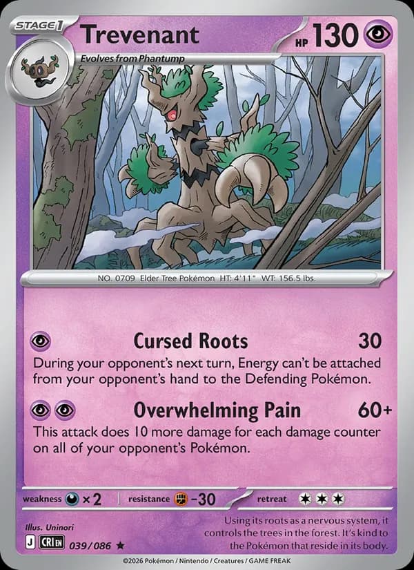 Trevenant — Chaos Rising, Rare
