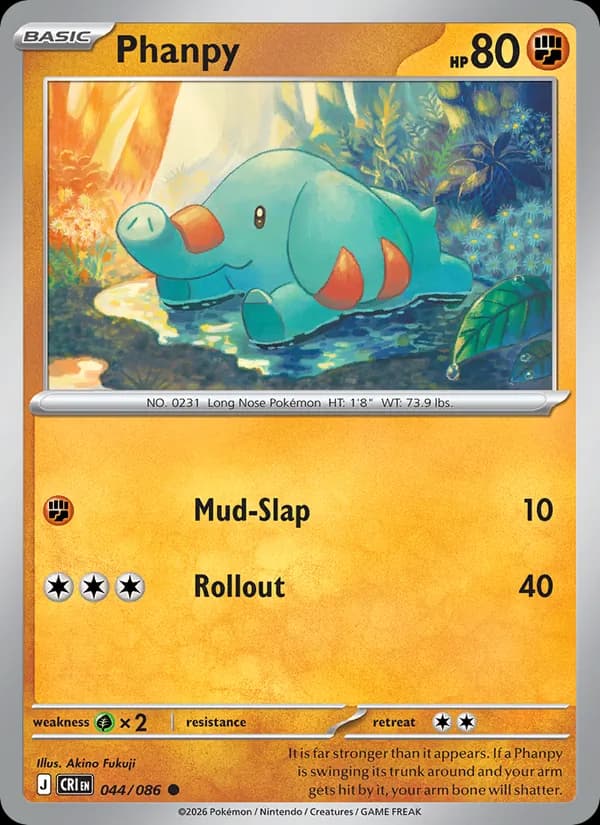 Phanpy — Chaos Rising, Common
