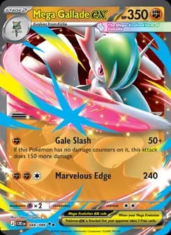 Mega Gallade ex — Chaos Rising — Double rare