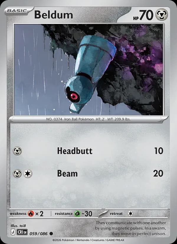 Beldum — Chaos Rising, Common