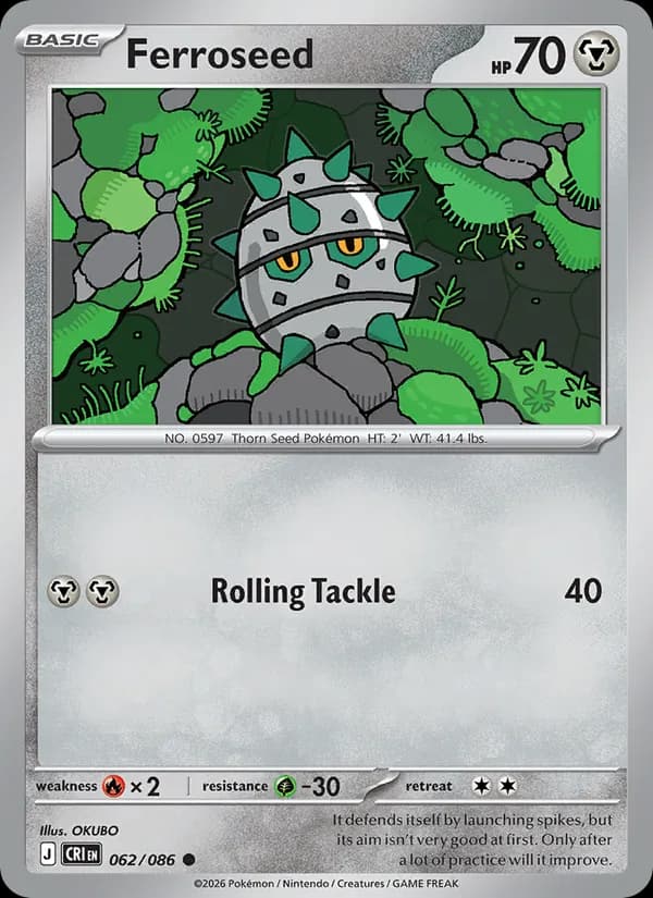 Ferroseed — Chaos Rising, Common