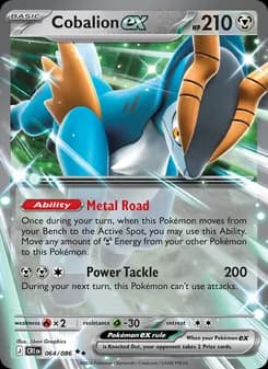 Cobalion ex — Chaos Rising — Double rare