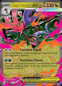 Mega Dragalge ex — Chaos Rising — Double rare