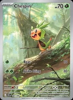 Chespin — Chaos Rising — Illustration rare