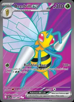 Beedrill ex — Chaos Rising — Ultra Rare