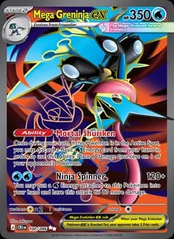 Mega Greninja ex — Chaos Rising — Ultra Rare