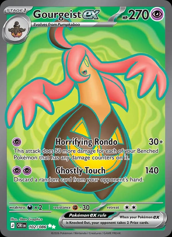 Gourgeist ex — Chaos Rising, Ultra Rare