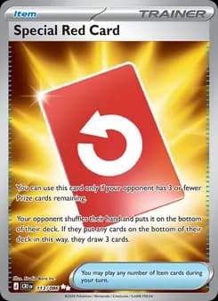 Special Red Card — Chaos Rising — Ultra Rare