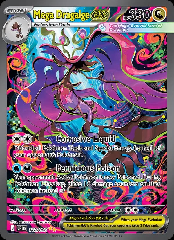 Mega Dragalge ex — Chaos Rising, Special illustration rare