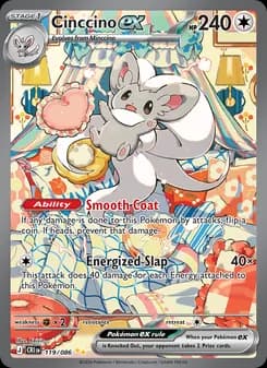 Cinccino ex — Chaos Rising — Special illustration rare