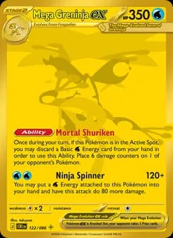 Mega Greninja ex — Chaos Rising — Mega Hyper Rare