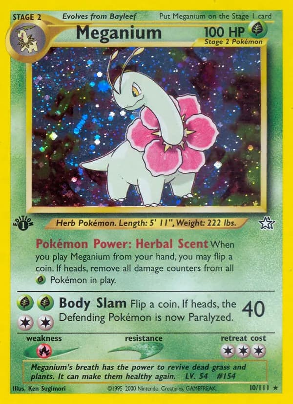 Meganium — Neo Genesis, Rare