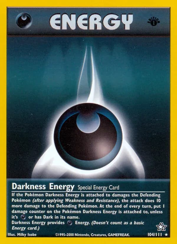 Darkness Energy — Neo Genesis, Rare
