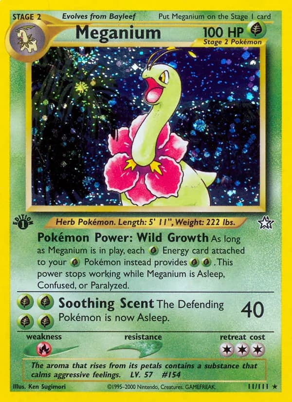 Meganium — Neo Genesis, Rare