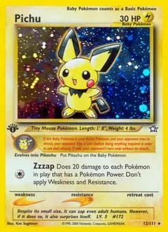 Pichu — Neo Genesis — Rare