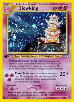 Slowking — Neo Genesis — Rare