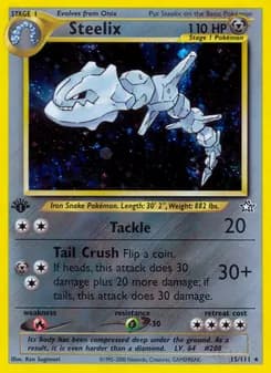 Steelix — Neo Genesis — Rare